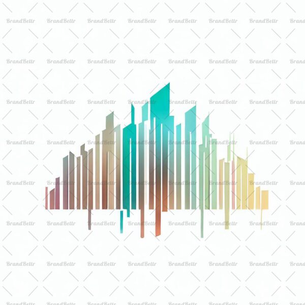 Abstrakte urbane Skylines